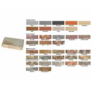 Stabil Concrete Pavers 1031130 Bullnose Coping Sandstone