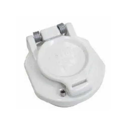 White Vaccum Lock Safety Fitting 1.5" Mpt