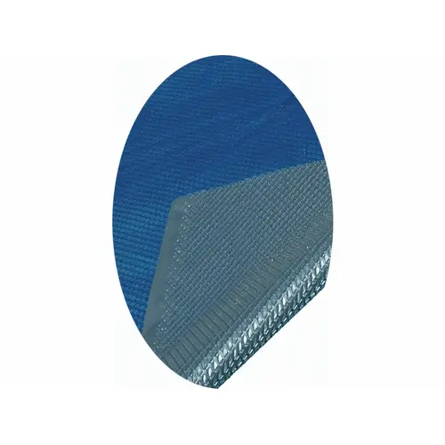 18x34 Oval Solar Cover 8 Mil Blue/Silver