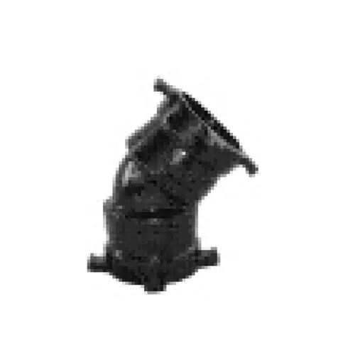 Leemco 3" 45 Bend Duct Iron Fitting Leemco 3" 45 Bend Duct Iron Fitting