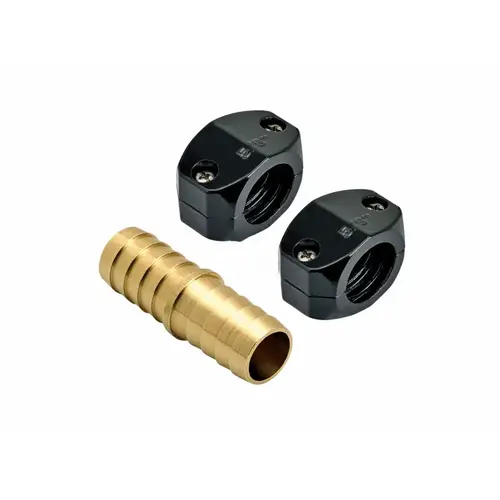 Underhill 5/8" Hd Hose Clamp W/ Coupling Brass Mender Underhill 5/8" Hd Hose Clamp W/ Coupling Brass Mender