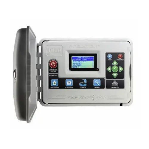 11-1/4"w Evolution Outdoor Controller With Case & Locking Door 120 Vac 60 Hz Gray