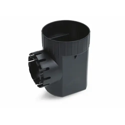 6" Black Round Drainage Catch Basin With 1 Outlet 6" Black Round Drainage Catch Basin With 1 Outlet