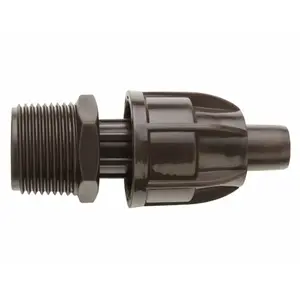 NETAFIM IRRIGATION INC 32500-080000 Tlck075ma Netafim 17mm Techlock .75" Mpt Adapter