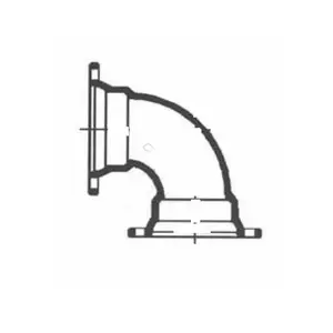 SIGMA CORP DMB1290 Sigma 12" Mech Joint 90 degree W/o Acc