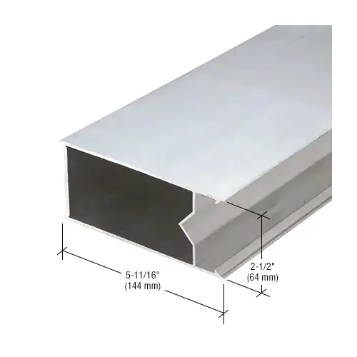 90 Degree Outside Corner Mullion, Mill - 24'-2" Stock Length 90 Degree Outside Corner Mullion, Mill - 24'-2" Stock Length