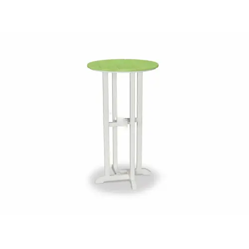 24" Rd Texawood Contempo Bar Table