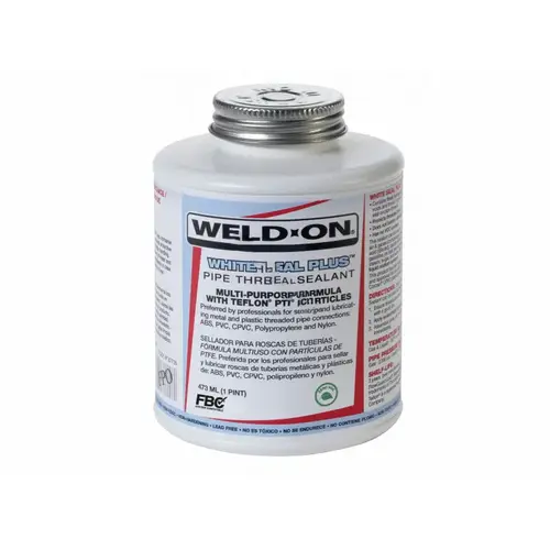 White Seal Plus Multipurpose Pipe Thread Sealant With Ptfe 1 Pt
