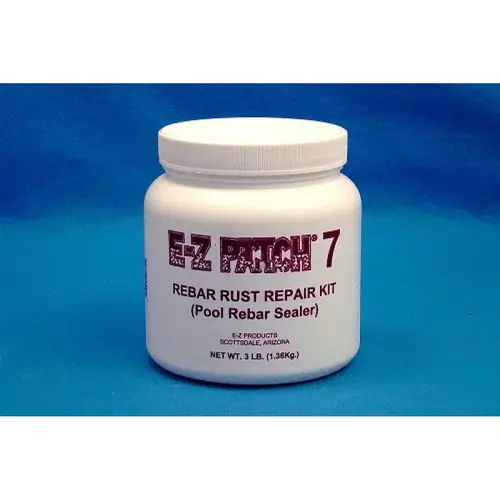 3 Lb E-z Patch 7 Rebar Rust Repair Gray
