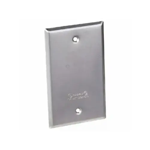 Aluminum 1-gang W/p Blank Cover Aluminum 1-gang W/p Blank Cover