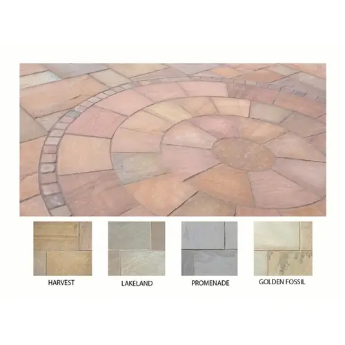 Gld Fossil Circle Medallion W/ Sq Off Kit