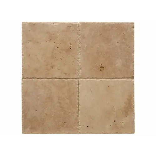 6x6 Ivory Travertine Chiseled Edge Paver 6x6 Ivory Travertine Chiseled Edge Paver