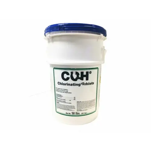 50 Lb Cal-hypo 3" Chlorinating Tablet 68% Pail White 50 Lb Cal-hypo 3" Chlorinating Tablet 68% Pail White