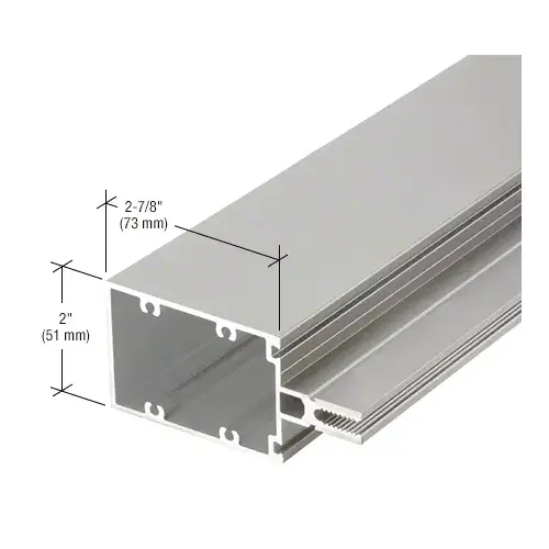 2-7/8" Vertical/Horizontal Mullion for Screw Spline and Multi-Lite Units, Class I Clear Anodized - 24'-2" Stock Length 2-7/8" Vertical/Horizontal Mullion for Screw Spline and Multi-Lite Units, Class I Clear Anodized - 24'-2" Stock Length