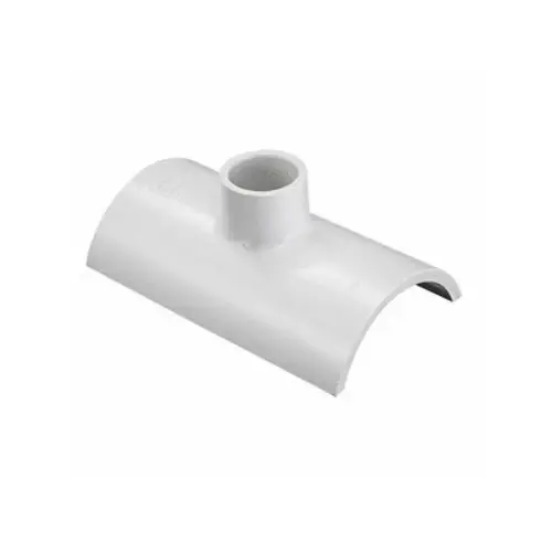 4" X 2" White Sch40 Pvc Clamp On Saddle/ Socket 4" X 2" White Sch40 Pvc Clamp On Saddle/ Socket