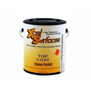Xcel Surfaces 544083 Gal Cocoa Parfait Top Coat