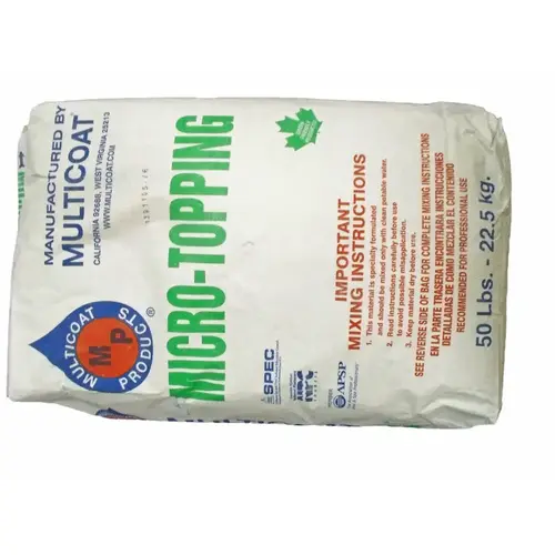Multicoat Products MTRSM2000 50# White Micro Topping Buy Now