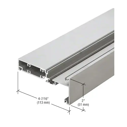 Clear Intermediate Horizontal Mullion, Thermally Improved - 24'-2" Stock Length Clear Intermediate Horizontal Mullion, Thermally Improved - 24'-2" Stock Length