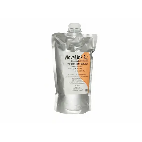 68 Oz Charcoal Gray Novalink Sl Self Leveling Joint Sealant Pouch 4 Per Case