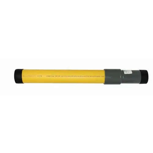 1.5"x12" Thrd Transition Fitting Yellow 1.5"x12" Thrd Transition Fitting Yellow