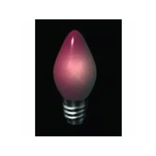 Village Lighting Red Ceramic Opaque C9 Bulbs Village Lighting Red Ceramic Opaque C9 Bulbs