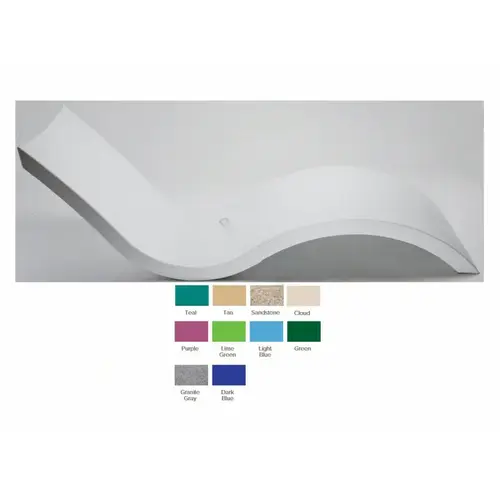 Green 0-9" Water Chaise Green 0-9" Water Chaise