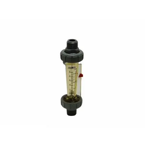 .5"mpt .1-1gpm Inline Flowmeter Gray .5"mpt .1-1gpm Inline Flowmeter Gray