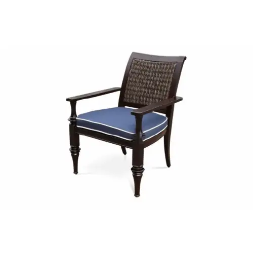 Spiced Rum Grenada 2 Dining Arm Chairs W/ Cushions Spiced Rum Grenada 2 Dining Arm Chairs W/ Cushions