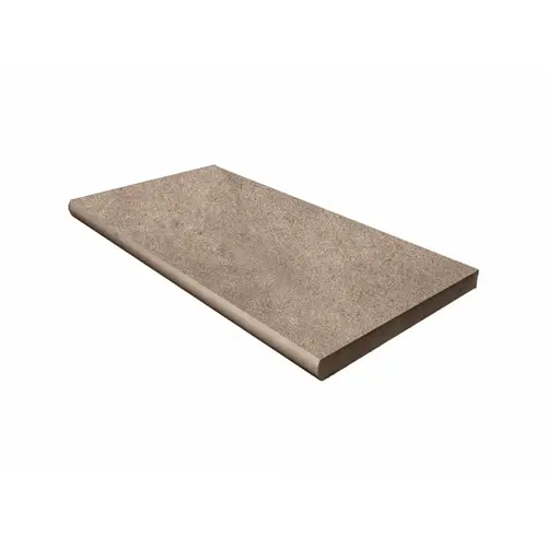 12"x24"x.75" Lt Coffee Limestone Bn Porcelain Coping