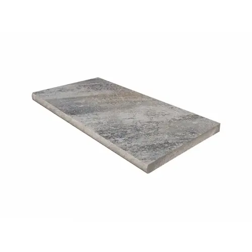 12"x24"x.75"silver Quartz Bullnose Porcelain Coping 12"x24"x.75"silver Quartz Bullnose Porcelain Coping