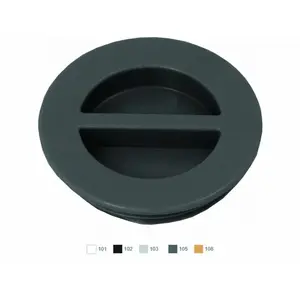 AQUASTAR POOL PRODUCTS INC USCG105 1.5"mpt Dark Gry Flush Plug W/ Oring