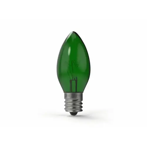 Village Lighting Green Transparent C9 Bulbs E17 Village Lighting Green Transparent C9 Bulbs E17