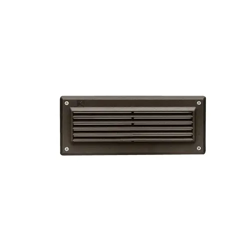 12v Louvered Brick Light Textured Architectural Bronze 12v Louvered Brick Light Textured Architectural Bronze