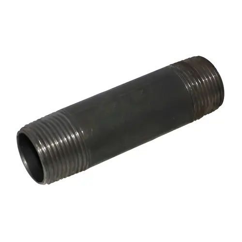 1.25" X 3" Black Steel Nipple 1.25" X 3" Black Steel Nipple