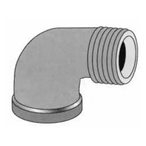 .75" Fpt X Mpt Brass Street Elbow Gold