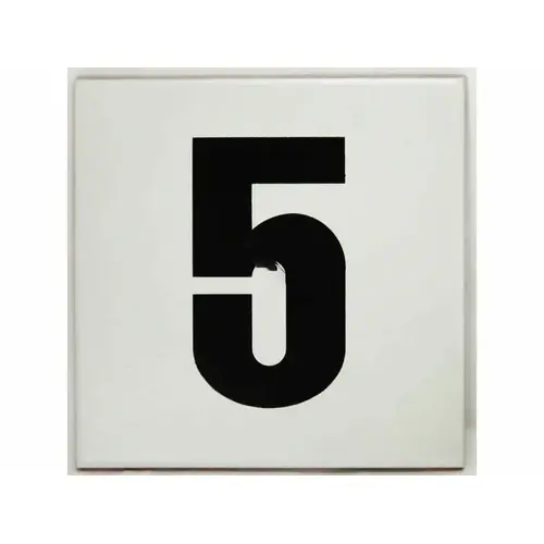 Smooth 4"# 6x6 #5 White Waterline W/ Blk Smooth 4"# 6x6 #5 White Waterline W/ Blk