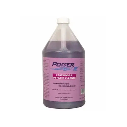 Gallon Bottle Power Blue Cartridge & De Filter Cleaner Purple