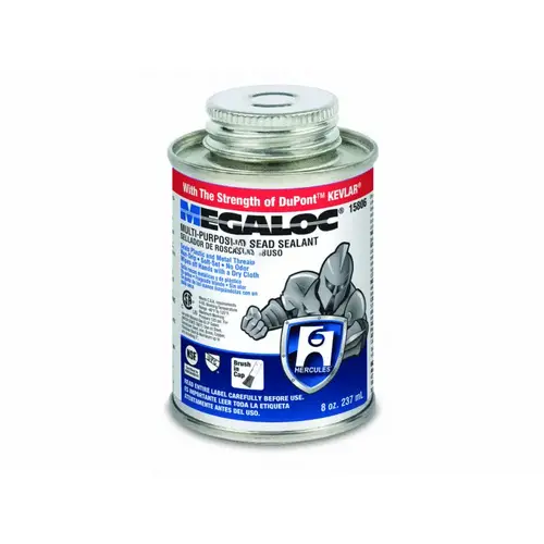 Megaloc Thread Sealant, 16 oz Can, Liquid, Paste, Blue Megaloc Thread Sealant, 16 oz Can, Liquid, Paste, Blue