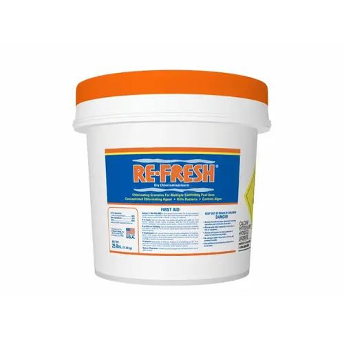 68% Calcium Hypochlorite Granular 25lb Pail Various