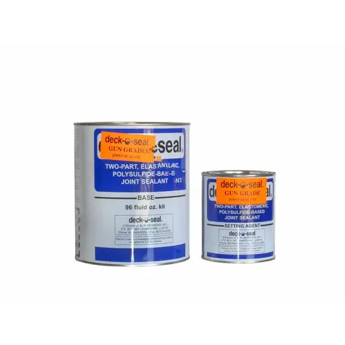 96 Oz White Deck-o-seal Two Part Gun Grade Joint Sealant Kit 4 Per Case 96 Oz White Deck-o-seal Two Part Gun Grade Joint Sealant Kit 4 Per Case