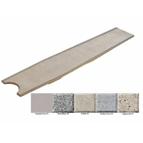 7' Fashion Grey T7 Sand Tread Diving Board With Mounting Hardware 7' Fashion Grey T7 Sand Tread Diving Board With Mounting Hardware