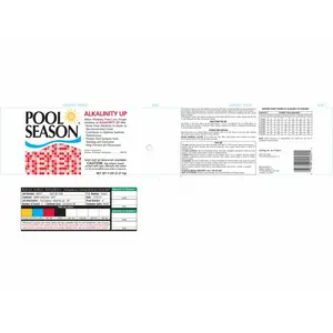 Pool Season 33741PS 1# Pool Season Alkalinity Up White