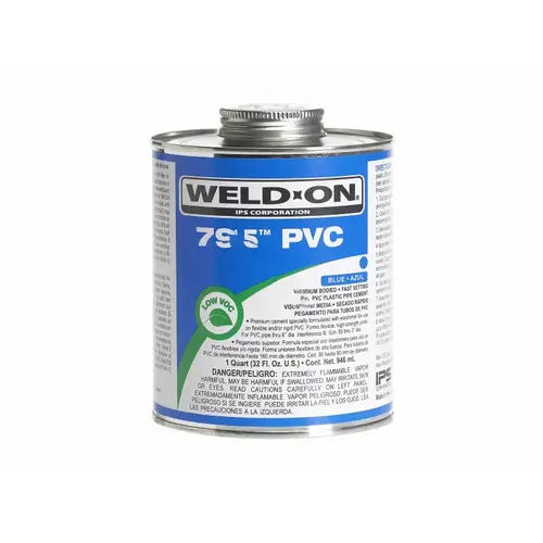 795 Premium Solvent Blue Cement For Flex Or Rigid Pvc