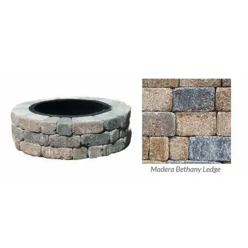 Bethany Ledge Blnd Madera Fire Pit Kit Round Bethany Ledge Blnd Madera Fire Pit Kit Round
