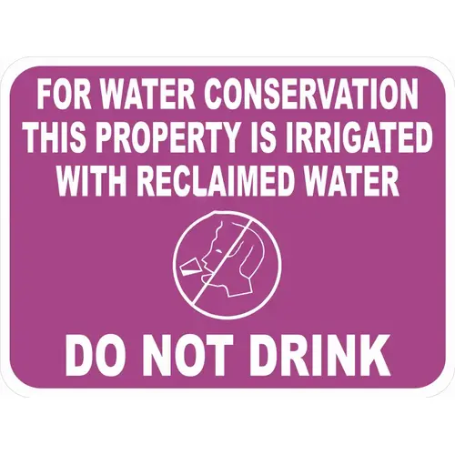 Id-sign 3.5 Christy's Reclaimed Water Sign Id-sign 3.5 Christy's Reclaimed Water Sign