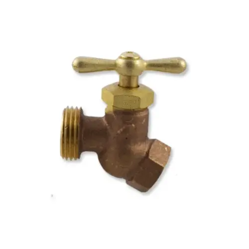 3/4" Fip X 3/4" Mht Brass Hose Bibb No Kink T-handle 3/4" Fip X 3/4" Mht Brass Hose Bibb No Kink T-handle