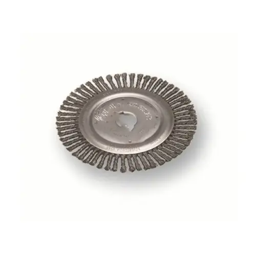 6.875" Crack Chaser Edger Wire Wheel With 25mm Arbor