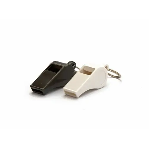 Black Plastic Pea Whistle