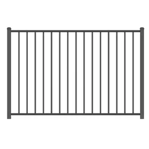 DSI DIGGER SPECIALTIES INC 163721BLK 6'wx48"t Satin Blk 3220 Panel Flush Bottom