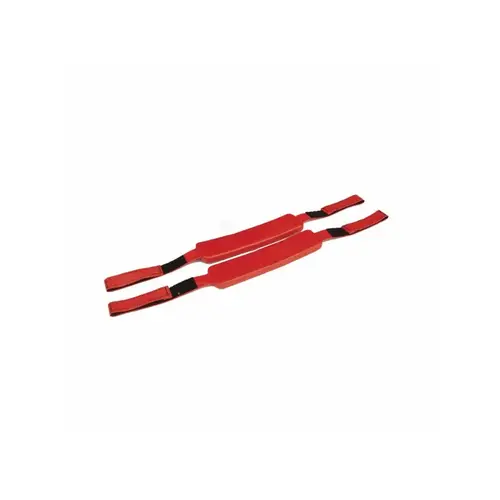 Pair Of Head Immobilizer Replacement Straps Red Pair Of Head Immobilizer Replacement Straps Red